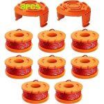 10 pcs fil coupe bordure compatible avec coupe bordure worx,  1, 65mm & 3m bobine fil coupe bordure, ...