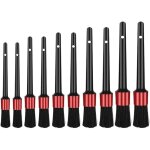 10 pcs pinceau de dtail, auto detailing brush brosses de nettoyage de voiture, brosses d'entretien pour ...