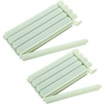 10 pices alimentaire d'tanchit clips, 15 / 12cm pince sachet alimentaire, pince sachet cuisine rutilisabl ...