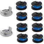 10 pices bobines rechange pour coupe herbes pour ryobi one coupe bordures bobine rechange avec 2 capuchons ...