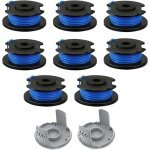 10 pièces bobine de rechange pour débroussailleuse, fil bobine coupe bordure, compatible avec ryobi one ... 10 pièces bobine de rechange pour débroussailleuse, fil bobine coupe bordure, compatible avec ryobi one ...
