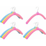 10 pices de cintres en ponge antidrapants - couleurs alatoires - cintres multi - usages organiseurs ...