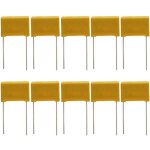 10 pi�ces condensateurs polypropyl�ne film 0. 22uf 275v ac s�curit�