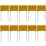 10 pi�ces condensateurs polypropyl�ne film 0. 22uf 275v ac s�curit�