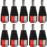 10 pi�ces connecteur m�le bnc c�ble coaxial borne de cam�ra de surveillance cctv adaptateur rca fiche ...