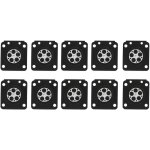 10 pices / ensemble pices de carburateur trononneuse carburateur membrane joint ensemble adapt pour ...