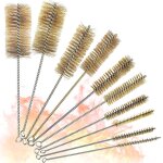 10 pi�ces ensemble de laiton mini goupillon nettoyage, 10 tailles diff�rentes tuyau brosses de nettoyage, ...