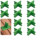 10 pi�ces espaceurs pour lames de terrasse, 4 �paisseurs (0. 16, 0. 32, 0. 48, 0. 64 cm), outil de cales ...