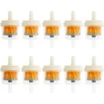 10 pices filtres  essence, filtre  carburant moto, filtre  carburant universel, pipe en ligne filtre ...