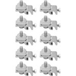 10 pi�ces de fixation pour syst�me de montage solaire, clips de mise � la terre, supports photovolta�ques ...