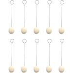 10 pices laine daubers brosse  billes en cuir applicateur teinture en cuir poigne en mtal pour les ...