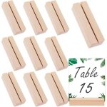 10 pi�ces porte carte en bois, support photo, menu mariage pour restaurants, conf�rences, banquets et ...