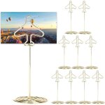 10 pi�ces porte - num�ros de table, supports de num�ro de table, mini porte - cartes, supports de porte ...