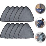 Ccykxa - 10 pièces serpillère de rechange triangle en microfibre pour balai à franges rotatif à 360 °, ... Ccykxa - 10 pièces serpillère de rechange triangle en microfibre pour balai à franges rotatif à 360 °, ...