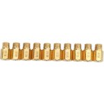 10 pices / set de buse principale de carburateur en mtal 5. 2x0. 75mm filet pour carburateur mikuni ...