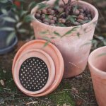 10 pices trou de pot de fleur tapis de maille trou de pot de fleur filet de jardinage pot de fleur tapis ...