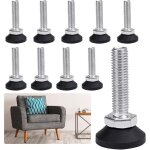 10 pi�ces vis de r�glage pour meuble m1040mm pieds de nivellement pour meubles pied v�rin r�glable en ...