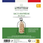 10 sac a ventreche �cru 60 x 35 cm - le pratique