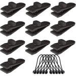 10 sets clip bache clip de bâche auvents clip pince à bâche pince pour tente tendeurs élastiques accessoires ... 10 sets clip bache clip de bâche auvents clip pince à bâche pince pour tente tendeurs élastiques accessoires ...