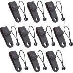 10 sets clip de b�che multifonctions pinces pour tente pince pour b�che avec cordon �lastique noir pour ...