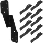 10 supports de toiture pour pergola : connecteurs d'angle robustes en acier au carbone, plaques de jonction ...