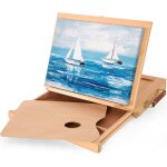 10'w x 13'l chevalet de table avec tiroir et palette, bote  croquis de table rglable, bote  peinture ...