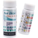 100 bandelettes de test 7 en 1 pour piscine, testeur de ph pour la duret de l'eau, testeur de brome ...