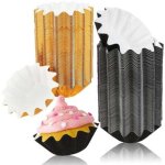 100 caissettes � cupcakes en papier sulfuris�, �vas�es, pour brioches ou muffins. id�ales pour un mariage, ...