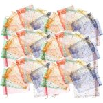 100 estamps en aluminium,  bijoux en organza, pochettes  bonbons avec cordon de serrage, pour bijoux, ...