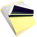 100 feuilles de papier transfert pour tatouage spirit, format a4, pour photocopieur thermique � main ...