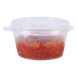 100 gobelets en plastique jetables avec couvercles, gobelets à soufflé, gobelets à condiments, gobelets ... 100 gobelets en plastique jetables avec couvercles, gobelets à soufflé, gobelets à condiments, gobelets ...