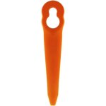 100 lames orange l90 pour tondeuses � gazon einhell, bosch et cmi - lames en plastique
