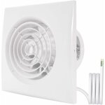 100 mm ventilateur extracteur d'air pour salle de bain, arateur de gaine mural plafond, convient pour ...