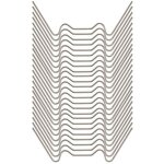 100 pcs clips de vitrage pour serre7. 51. 5cm clip de vitrage type w clips de vitrage pour serre de jardin ...