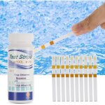 100 pcs papier ph testeur piscine, testeur piscine bandelette, test durete de l'eau pour tester chlore ...