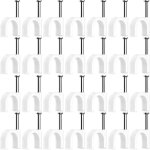 Aougo - 100 pièces cavalier cable electrique, fixation cable electrique, attache fil electrique, attache ... Aougo - 100 pièces cavalier cable electrique, fixation cable electrique, attache fil electrique, attache ...