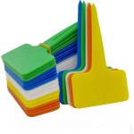 100 pi�ces etiquette jardin exterieur marqueurs en plastique de plantes type t plastique etiquette potager ...