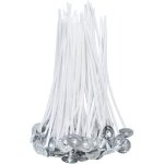 100 pices mche de bougie coton pour la fabrication de bougies bricolage (10cm / 4in) - aiperq