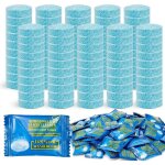 100 pi�ces pastille lave glace pour pare - brise auto, liquide lave glace voiture convient aux tablettes ...