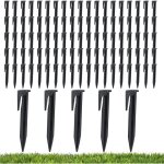 100 piquets de fixation pour cbles primtriques, crochets pour robot tondeuse, piquets de terre pour ...