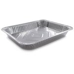 100 plats 1 / 4 gastro bas en aluminium avec capacit de 1150 ml - 264 x 160 x h. 40 mm - paisseur standard ...