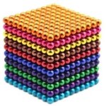 1000 pi�ces 3mm jeu de billes magn�tiques aimant magique cube jouet