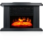 1000 w chemin�e �lectrique � effet de flamme po�le style contemporain thermostat , instafire sans fum�e, ...