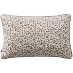 L'effet papillon - coussin dehoussable en gaze de coton 40 x 60 cm leopard leonie