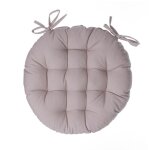Galette de chaise ronde 38 cm lin Galette de chaise ronde 38 cm lin