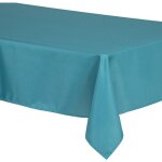 Nappe anti tache bleu canard 140x240cm Nappe anti tache bleu canard 140x240cm