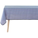 Douceur d'intérieur - nappe carree 150 x 150 cm vichy bleu Douceur d'intérieur - nappe carree 150 x 150 cm vichy bleu