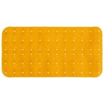 Tapis fond de baignoire 35 x 70 cm colorama moutarde