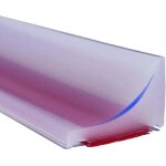 100cm transparent barrier de douche - anti d�bordement pour douche � l'italienne silicone auto - adh�sif ...