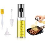 100ml vaporisateur huile avec �chelle, pulverisateur huile d'olive avec entonnoir vaporisateur huile ...